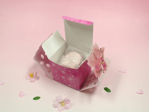 桜パッケージスリーブ開いた状態